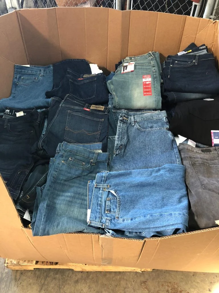Wholesale Jeans Liquidation Pallets Closeouts