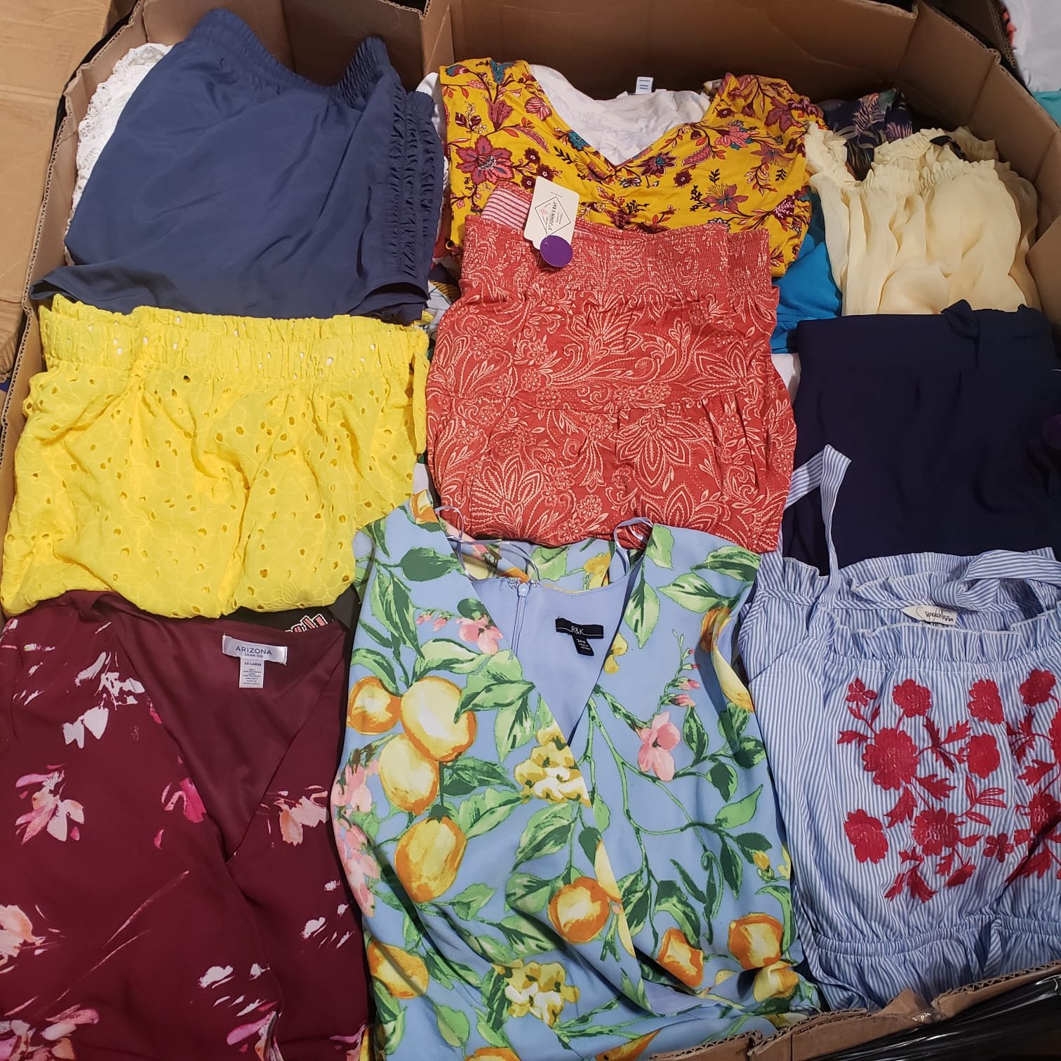 Gently Used 30 Pcs Bulk Women Plus Size Clothing Bundle Wholesale Mixed Lot