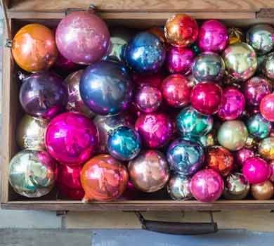 Mult Color Ornaments