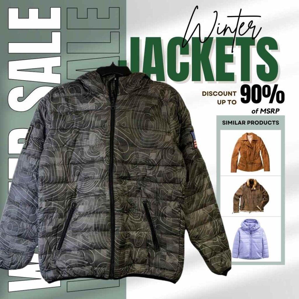 Winter Clothing Liquidation Lots