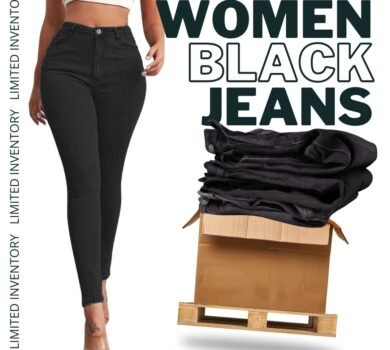 Women Black Jean Truckloads