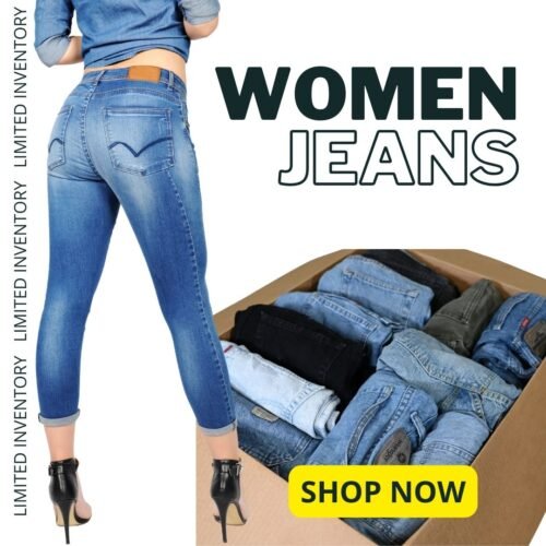 Women blue jean truckload Women blue jean truckload