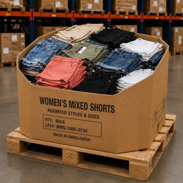 Womens-Mixed-Shorts-Pallets Women’s Mixed Shorts Pallet lots