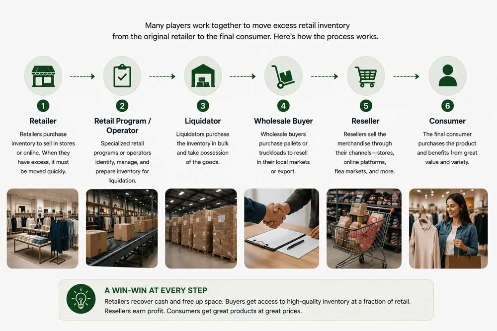 Who’s Involved in the Liquidation Supply Chain