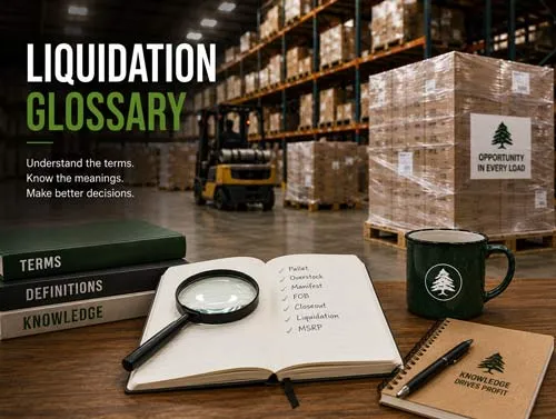 Wholesale and liquidation glossary of buyer terms
