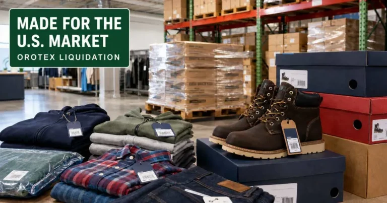 Brand-new retail merchandise made for the U.S. market and distributed through Orotex Liquidation