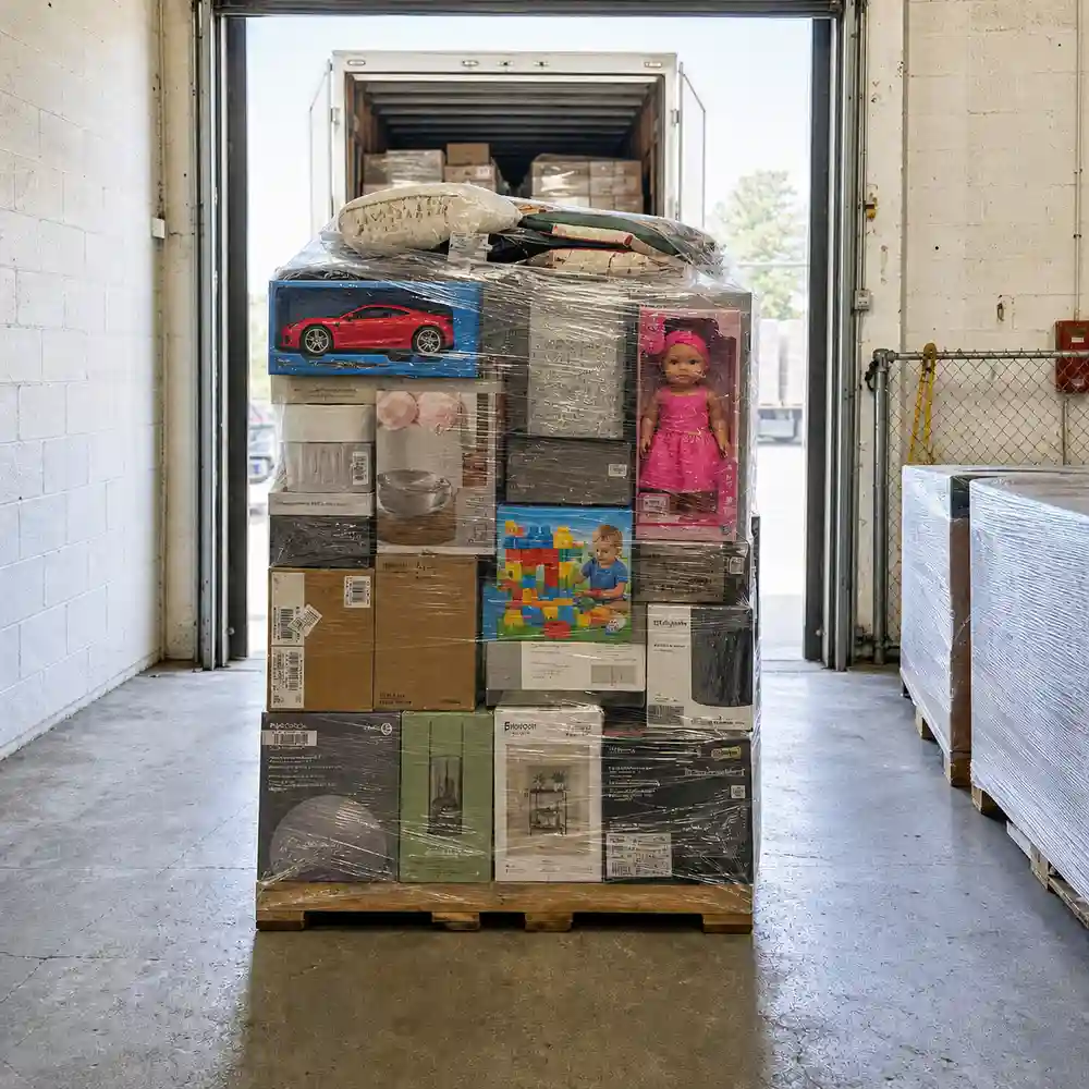 Toys included in selected general merchandise pallets